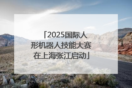 2025国际人形机器人技能大赛在上海张江启动