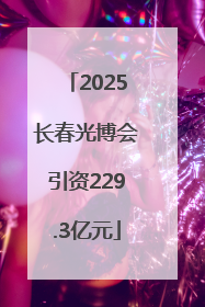2025长春光博会引资229.3亿元